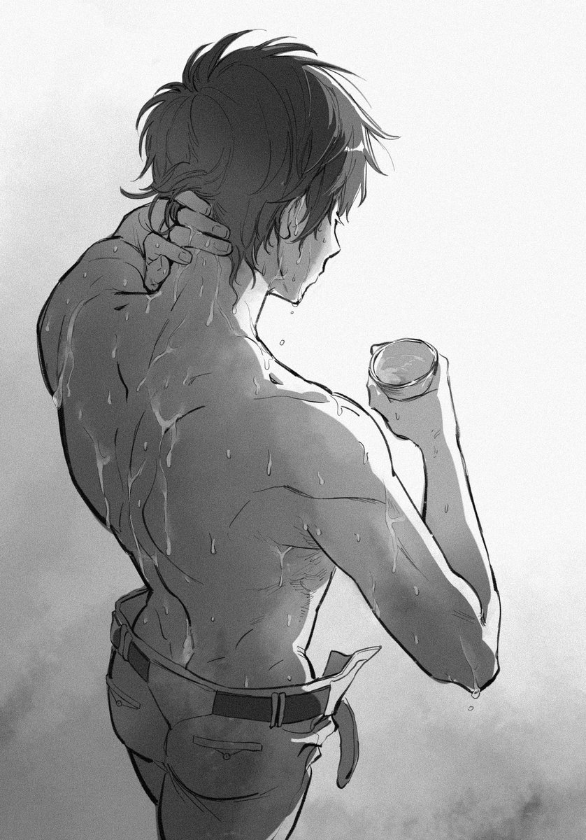 想画画流汗的感觉