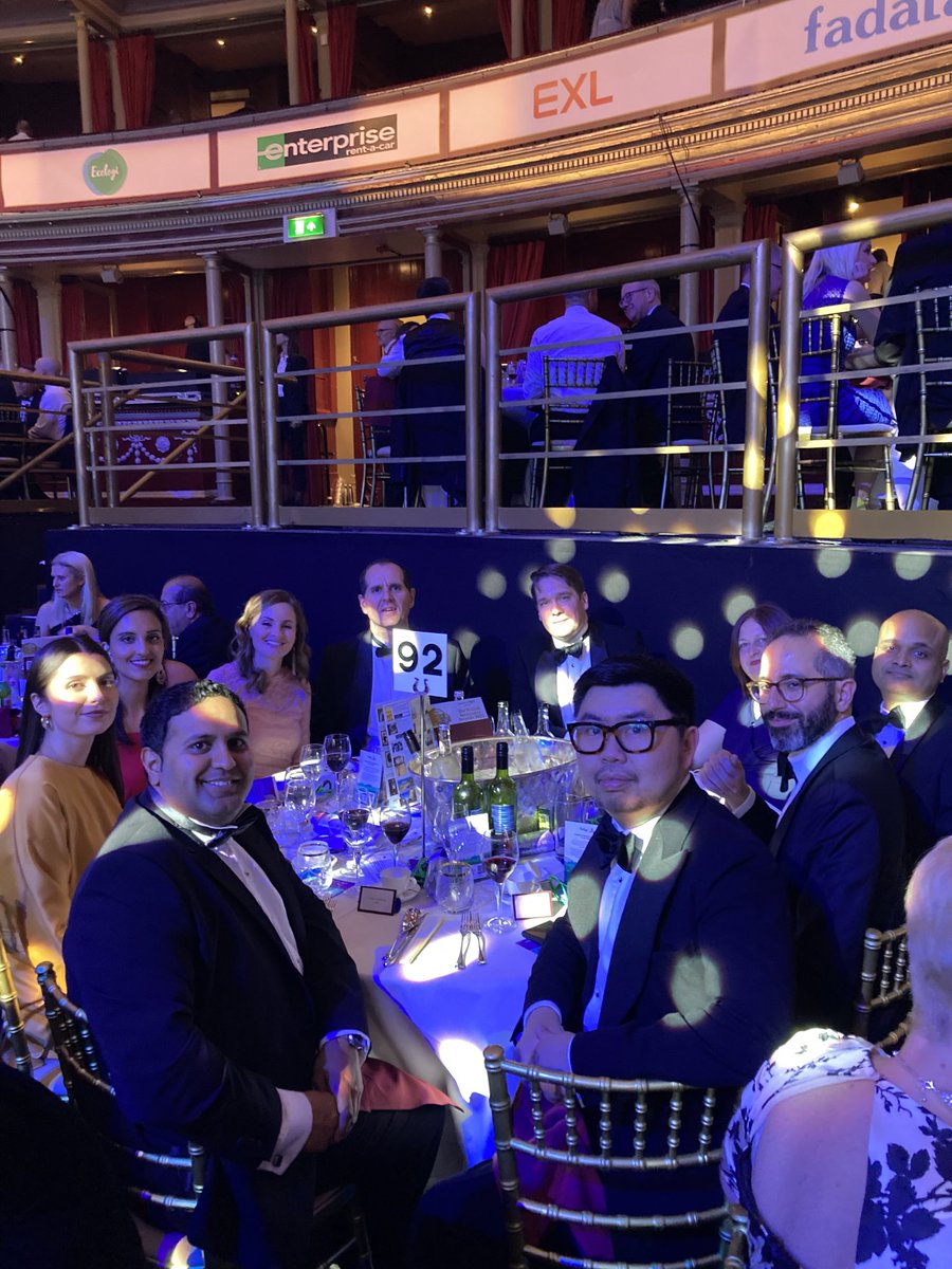 DavidSooby's tweet photo. Having a great time at #BIA2022 - fingers crossed for an EY and L&amp;G win! https://t.co/nOv0WFUbsy