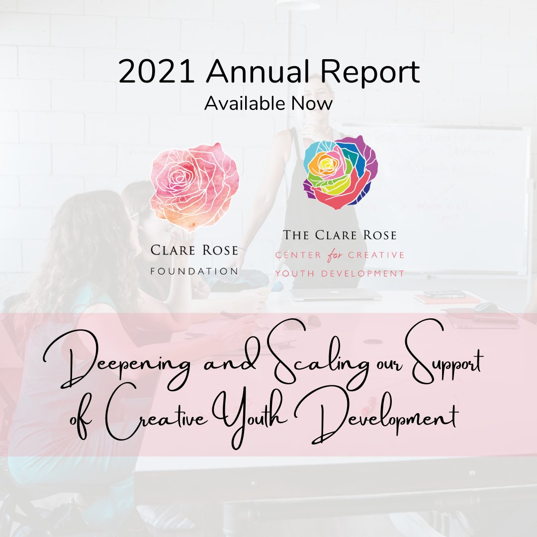 Learn about our work in our 2021 Annual Report. From CYD grantmaking, to programs &amp; services for the field, we've detailed our work over the past year in a new report. We hope you’ll take a look, and connect with us about your impressions and takeaways! clarerosecenterforcyd.org/wp-content/upl…