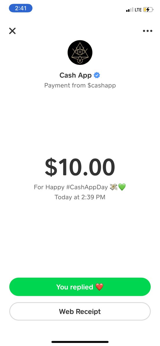 llehsert's tweet photo. @CashApp #CashAppDay What a nice surprise, thank you! 🥳🤞🏽 https://t.co/SoZh6y7pJn