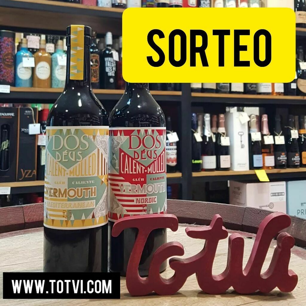 #SORTEO VERMUTERO🍸
Que mejor forma de empezar el casiverano que con un buen SORTEO! 

Sorteamos 2 botellas de Vermouth Dos Déus Calent 🍸 para disfrutar del verano en compañía.

Tenéis tiempo hasta el lunes 11 de julio que diremos el ganador. 

1. Sig… instagr.am/p/CfrhesWtLG0/