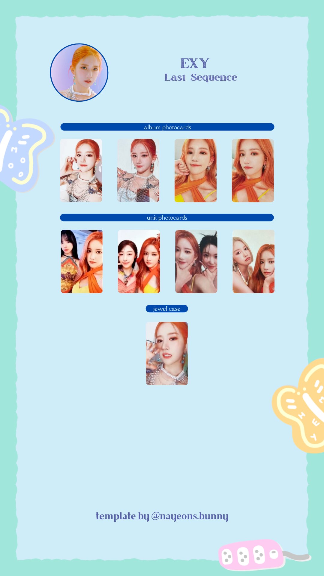 nayeons bunny on Twitter: #WJSN PHOTOCARD TEMPLATE #Last Sequence