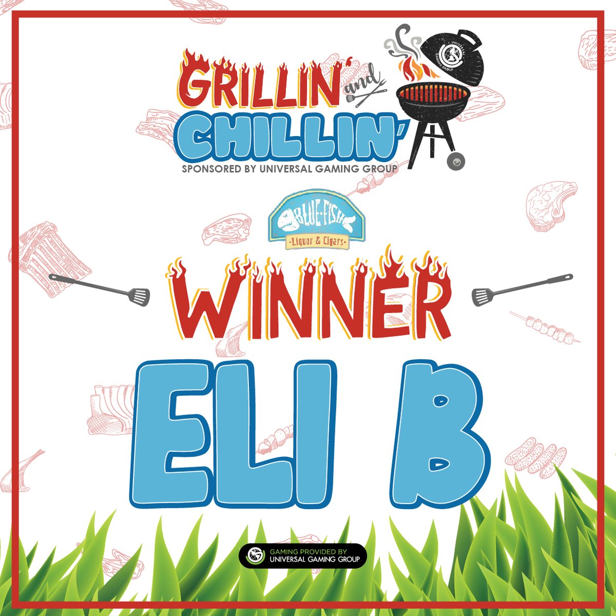 Thank you for participating in our Grillin' &amp; Chillin' sweepstakes. Congrats to our winners:

Randi T. from Rosati's Pizza Pub of Yorkville
Eli B. from Blue Fish Liquors of Anna