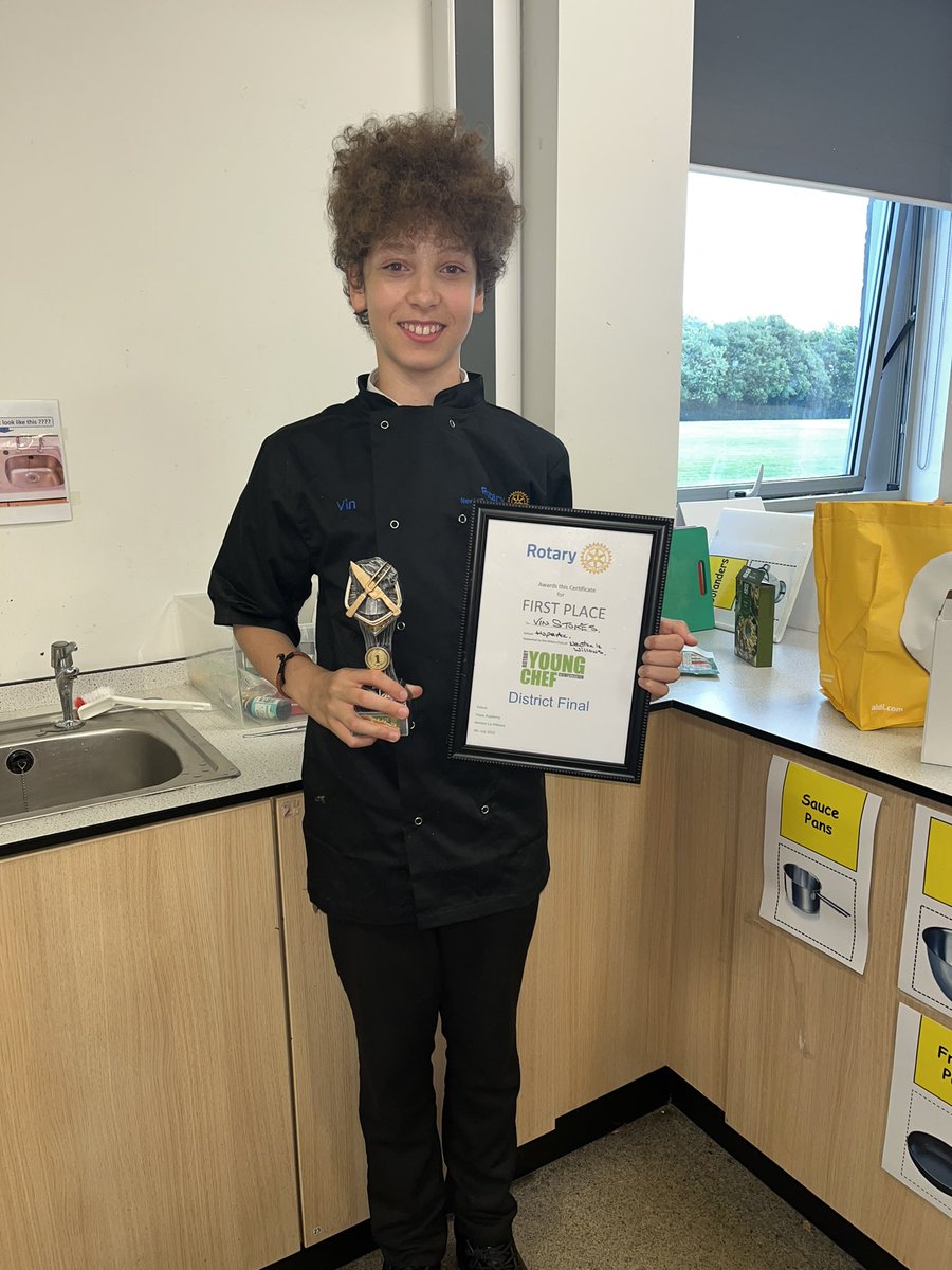 HopeClassof2025's tweet photo. Congratulations to our boy, Vin, on winning the Young Chef Competition today. He is now through to the Nationals!!! We are bursting with pride ❤️❤️ https://t.co/Rv6GtUZL2y