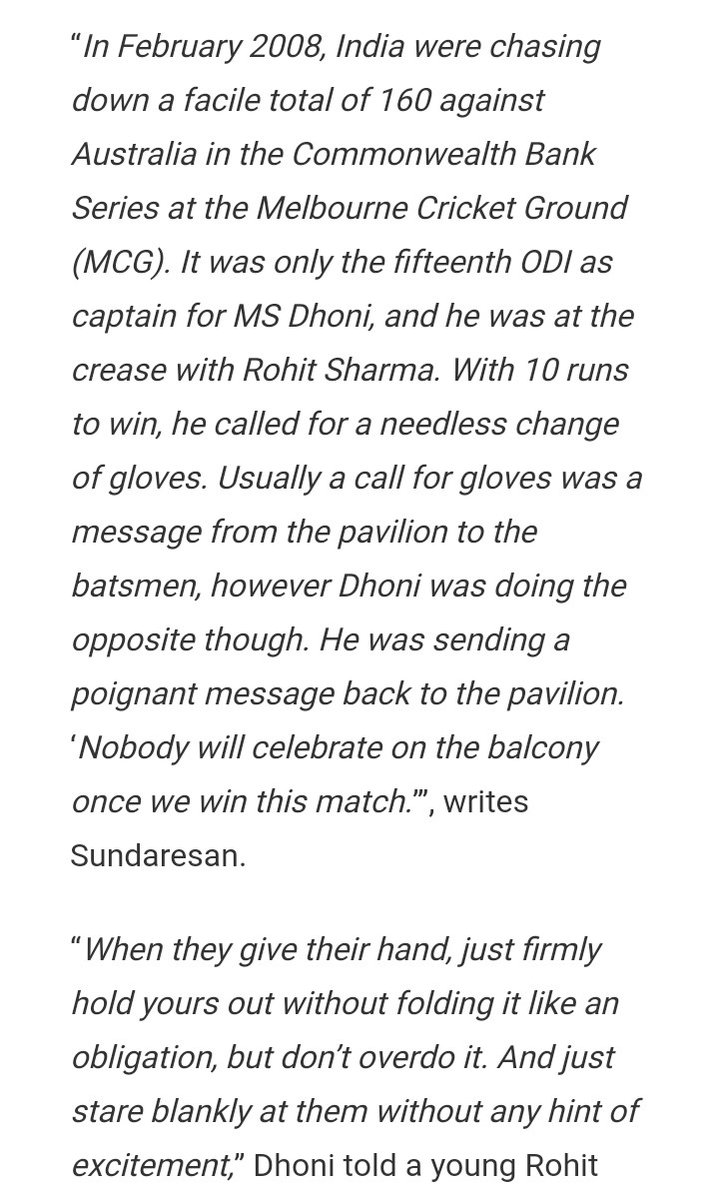 geopolitiik's tweet photo. Lots of stories related to Dhoni, literally a World Cup winning captain, but this one is my favorite story. https://t.co/Aj1Xc2yjrB