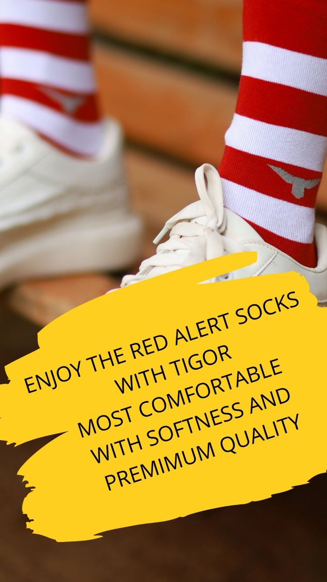 tigortweets's tweet photo. Here comes the red alert !!! 
Buy now !!
Just DM us on Instagram - @tigorofficial

#socks #business #ecommerce #ecommercestore #fashionstyle #fashionista https://t.co/xmnjlUx262
