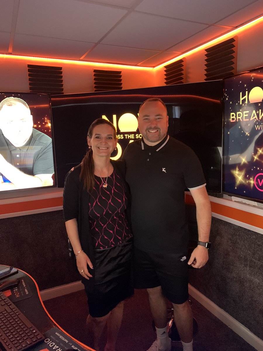 ErikaPetrie2's tweet photo. Thank you to Hot Radio and the lovely Karl Davies for interviewing me this morning to announce our upcoming charity CD album launch on 14th July…it was awesome! #charityfundraiser #shadesofdifferent #plssupport 😊💪❤️ https://t.co/dXxDAzGgNn