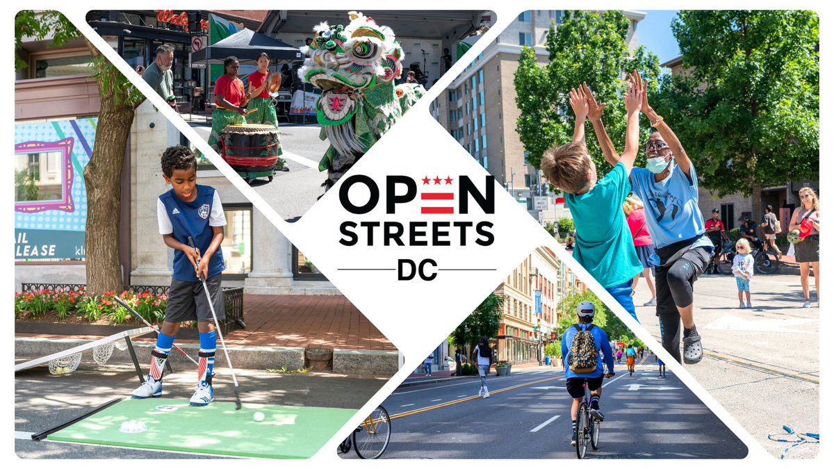 Hey DC! Our next #OpenStreetsDC in Your neighborhood event kicks off in #Ward7 on 7/30! Join in the fun as we close Benning Rd NE, btwn Minnesota Ave NE & East Capitol St NE, to cars & celebrate the open space to🚶‍♀️, 🚴‍♀️ , 🛴 ! Visit 🔗openstreets.dc.gov for more details.