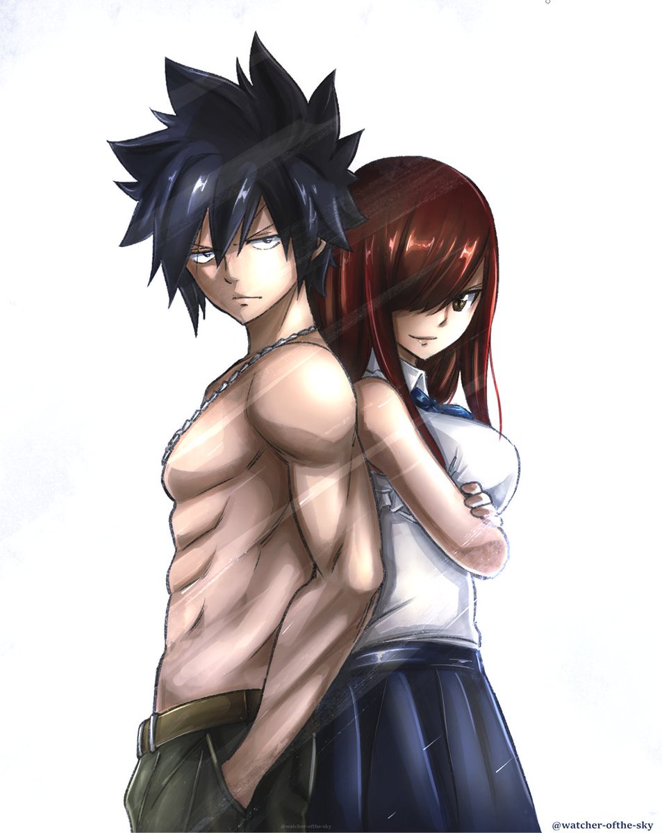 watcher_of_sky's tweet photo. Grayza colouring of art by Mashima!

[#grayza | #FairyTail | #grayfullbuster | #erzascarlet ] https://t.co/aQbfxQiS4U