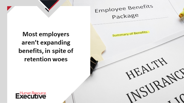bbdcanada's tweet photo. Most employers arenβt expanding #employeebenefits, in spite of retention woes!
Yet "82% of employees consider benefits to be part of their #totalcompensation when deciding to accept a job offer or stay with their existing employer"
https://t.co/TBxz9SHswK by @HRExecMag https://t.co/aSiQxzKU9i