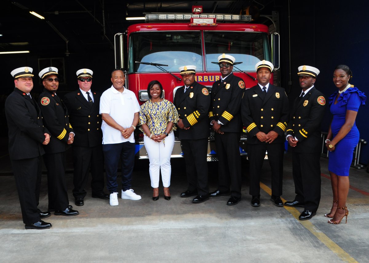 CityofFairburn's tweet photo. Did you attend our "Push-In Ceremony" to celebrate the arrival of the Cityβs newest Fire Engine? If you didn't, take a look at a few recap pictures. The new Pierce Arrow XT Engine (FFD Squad 22) has been put into service! #pushinceremony #fireengine #cityoffairburn https://t.co/3WJndqHhRk
