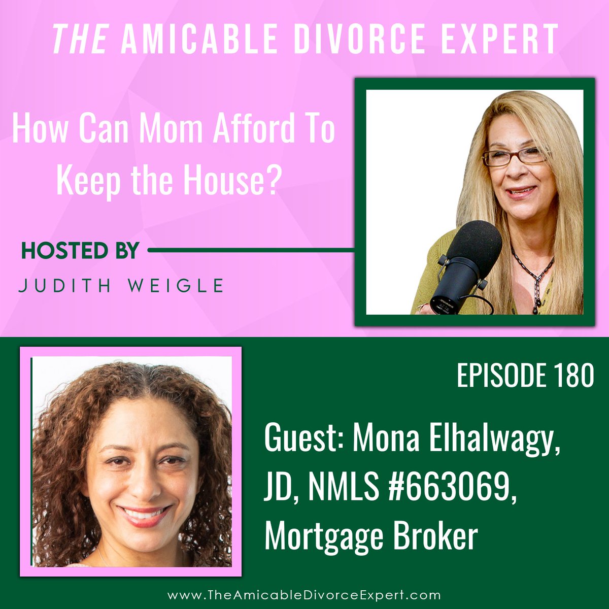 AmicableExpert's tweet photo. On Episode 180 of THE Amicable Divorce Expert podcast we interviewed Mona Elhalwagy, JD, NMLS: 663069 is a mortgage broker with Forbix.

​Listen to today's episode at https://t.co/MGOE6JxZtO https://t.co/tKASpo4QmA