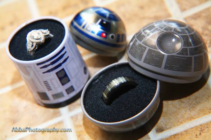 thesheesh's tweet photo. Wedding DIYs Part 1.

#deathstar #ringbox

Peg vs 3D STL vs Actual

Excited to paint these babies 😍 https://t.co/E2AG6vw834