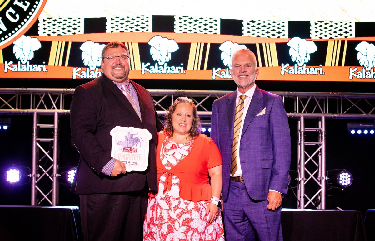 PizzaRanch's tweet photo. Rob and Mel Lucus were named Franchisees of the Year! They are franchisees for the Morris and Glenwood, MN locations.
Read more here: https://t.co/hgFkF4HrOL
#pizzaranch #morrismn #glenwoodmn https://t.co/qhxFnaWTCQ