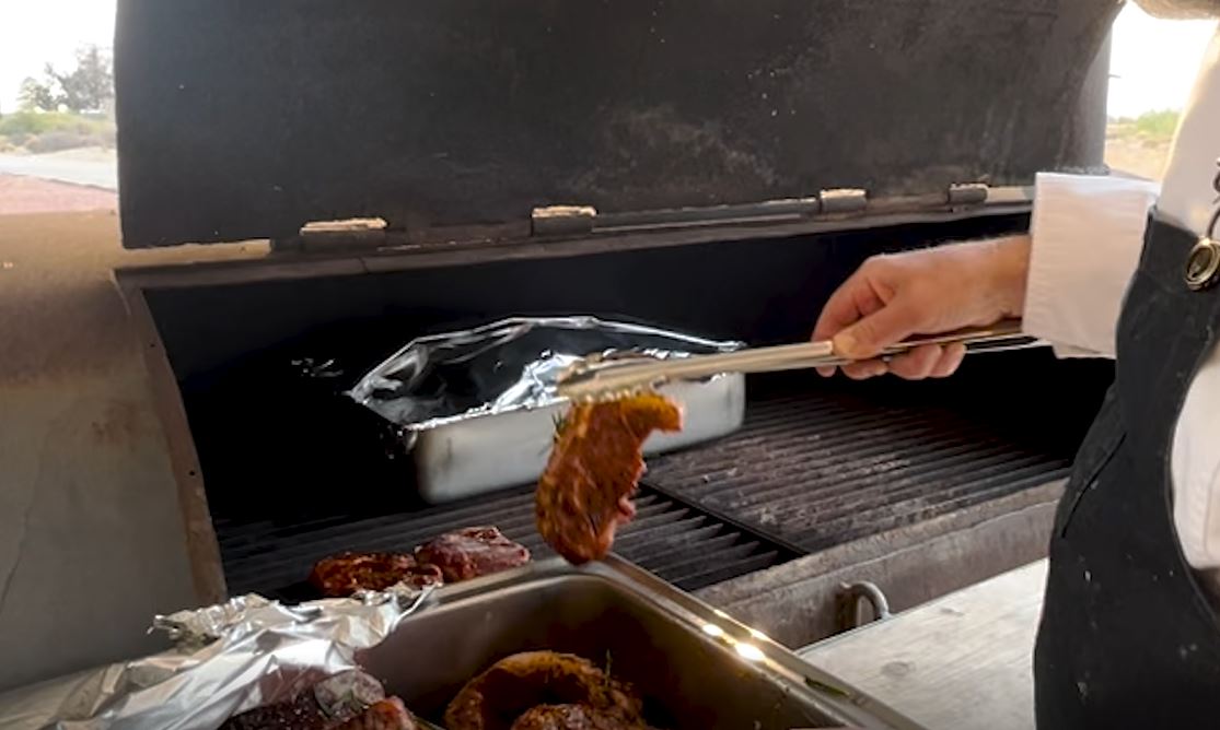 July is #NationalGrillingMonth. What's on your #grill this month? We got started a little early and fired up the grill during our annual meeting in May for some #steaks from purebred Raramuri #Criollo cattle. Lean meat, yet still very tender and juicy. The verdict? Delicious!