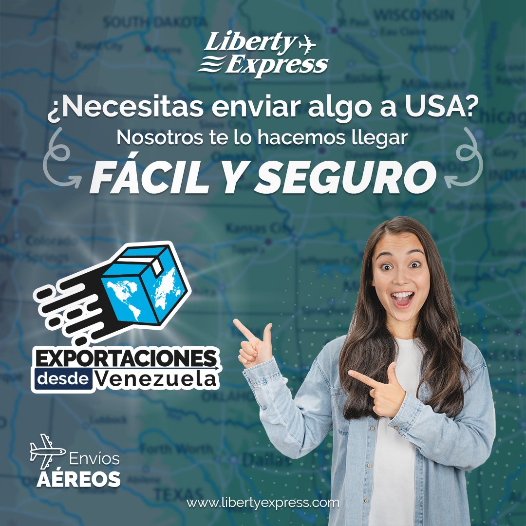 Liberty Express on Twitter "¿Necesitas enviar algo a USA? . Nosotros