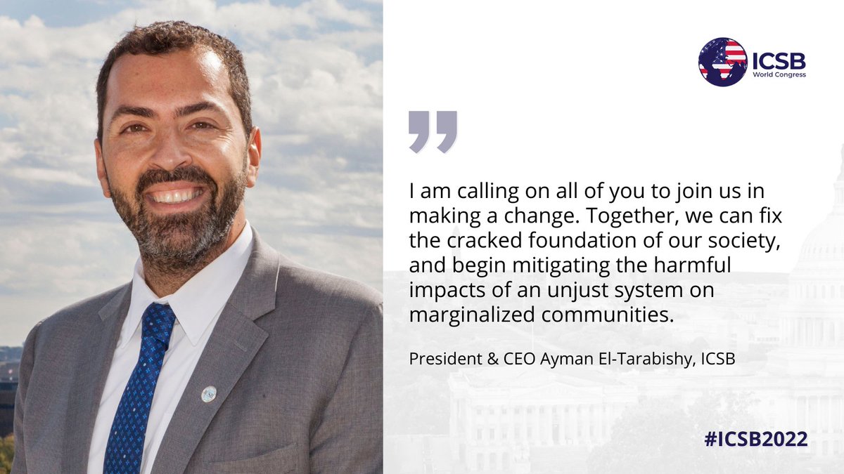 <a href="/DMPEDDC/">DMPED</a> <a href="/dcchamber/">DC Chamber</a> <a href="/WinslowSargeant/">Winslow Sargeant</a> We cannot have a true entrepreneurial revolution without equity between all peoples. 

<a href="/Aymanelt/">Ayman ElTarabishy</a> calls on participants to join us in making a change to uplift marginalized populations, achieve equity, and save earth’s ecosystem. Together, we can fix the foundation of our society.