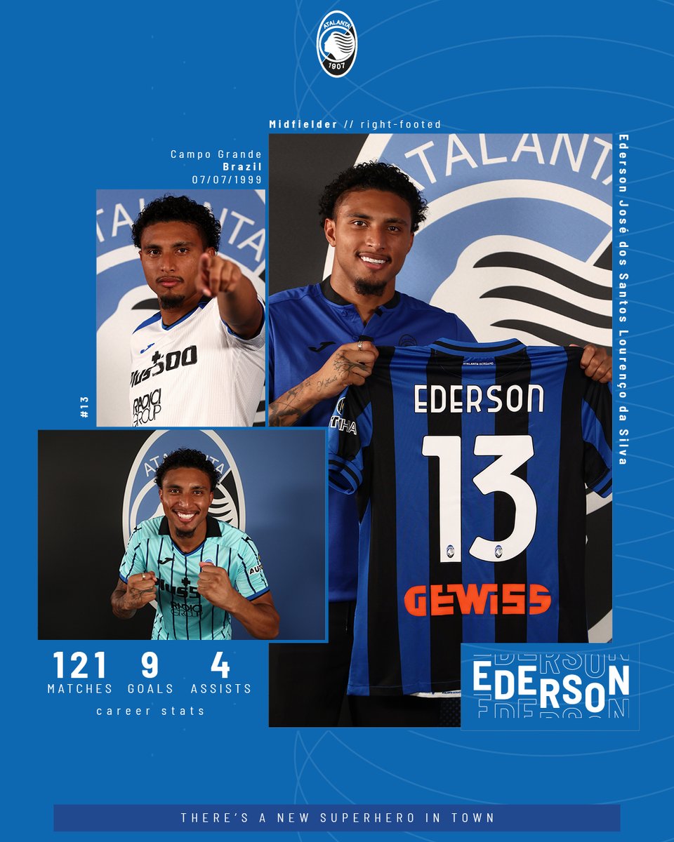 Atalanta_BC's tweet photo. ๐ #Ederson
#BenvenutoEderson #GoAtalantaGo โซ๏ธ๐ต https://t.co/iTRZXfDgS3