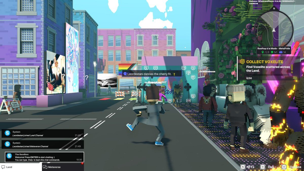 jasonlord47's tweet photo. @TheSandboxGame @METAPRIDELAND I just participated in the #BelongingWeek contest for a chance to win a Progress Flag NFT! Check out my screenshot below!
👇 https://t.co/hpNJkIrHIA