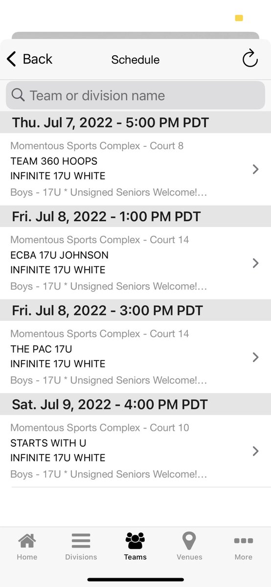 .<a href="/TheHoopCircuit/">The Hoop Circuit 🏀</a> 

Infinite 17u White Schedule
