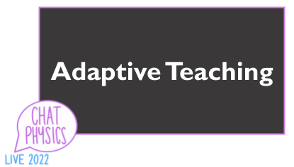 ChatPhysics's tweet image. 1 hour to go!
Make sure you've watched this week's ChatPhysics LIVE videos on Adaptive Teaching with
@BenRogersEdu
@StemyBanda
@MissB0107
youtu.be/Sf2phTdtHKM
Get comfortable, it's almost time to #ChatPhysics