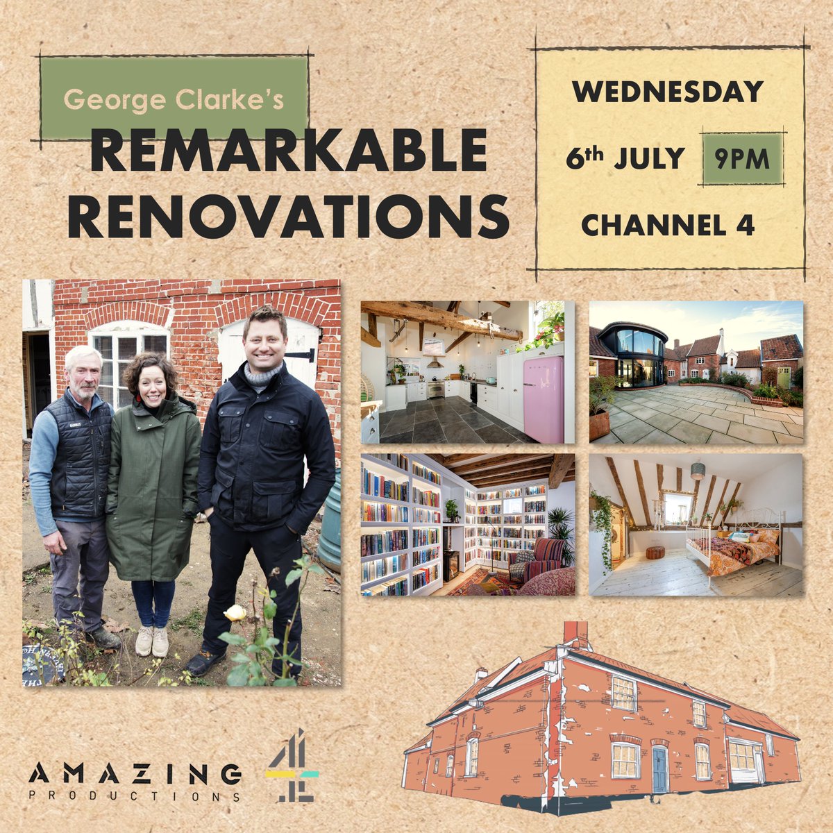 Amazing Productions (@amazingtelly) on Twitter photo A little show we made broadcasts tonight... #remarkablerenovations #channel4 #9pm with <a href="/MrGeorgeClarke/">George Clarke</a> A little show we made broadcasts tonight... #remarkablerenovations #channel4 #9pm with <a href="/MrGeorgeClarke/">George Clarke</a>
