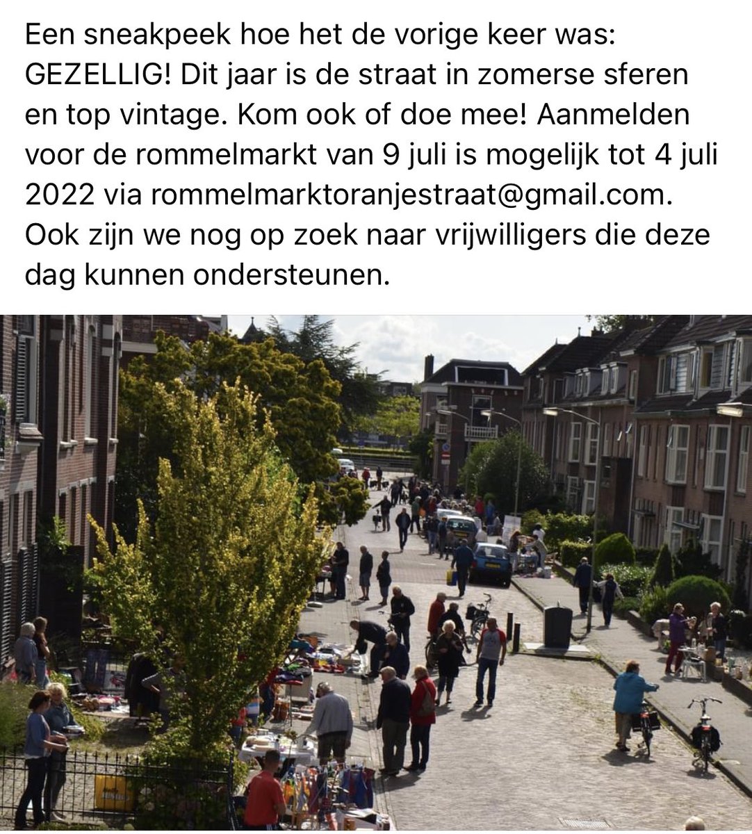 OranjebuurtA's tweet photo. Kom zaterdag naar onze rommelmarkt! 10.00-14.00uur #rommelmarkt #zaterdag9juli #uitje #indrenthe #assen #eropuit #snuisteren #springkussen #oranjestraat #gezelligheid @VVVAssen #vlakbij #Drenthe #kidsproof #ditweekend https://t.co/4A28QOUK7G