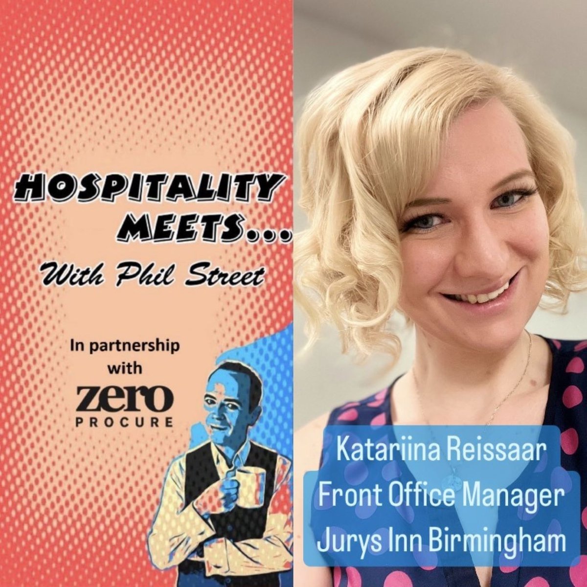 Ep113 is Live - In partnership with @ProcureZero

I chat to @KatzR4 at @JurysInnsHotels in Birmingham

🎧️👉🏼linktr.ee/Hospmeetspod

#risingstar #talent #hospitalitytalent #frontoffice #hotelreception #hotels #futuretalent #hospitalityindustry #hospitalitypodcast #zeroprocure