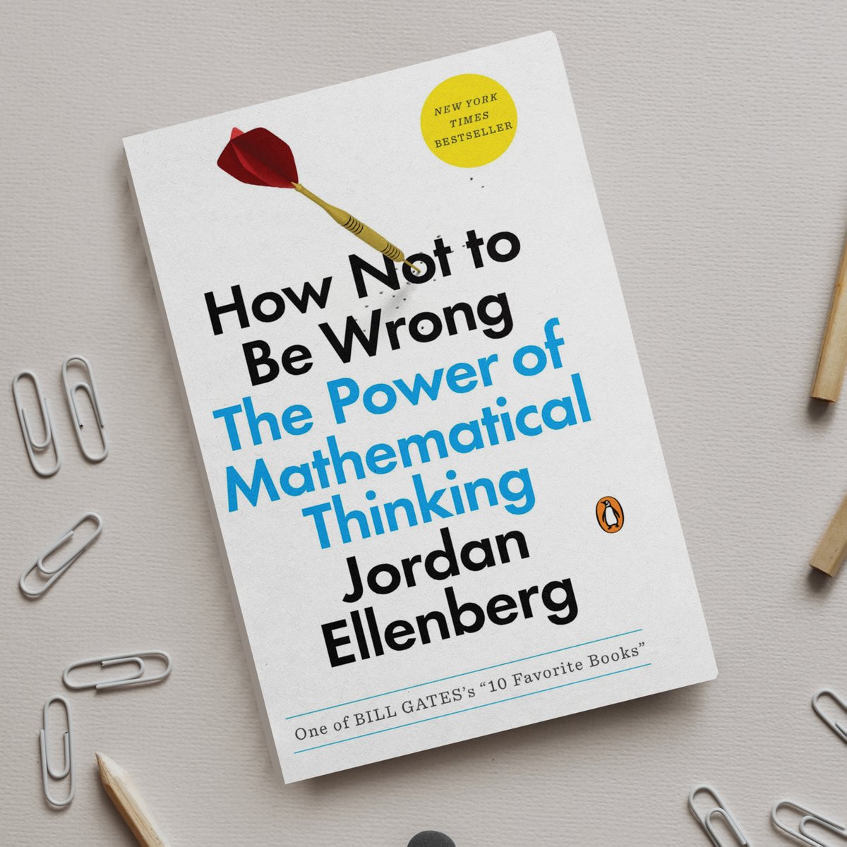 DanielPink's tweet photo. I’m way late to this book, which came out in 2014. But it’s a gem – highly recommended summer reading, especially for anyone in high school or college. @JSEllenberg is a mathematician who can write. 

#DanielPink #JordanEllenberg #HowNotToBeWrong #Mathematician https://t.co/pG5WbORF8N