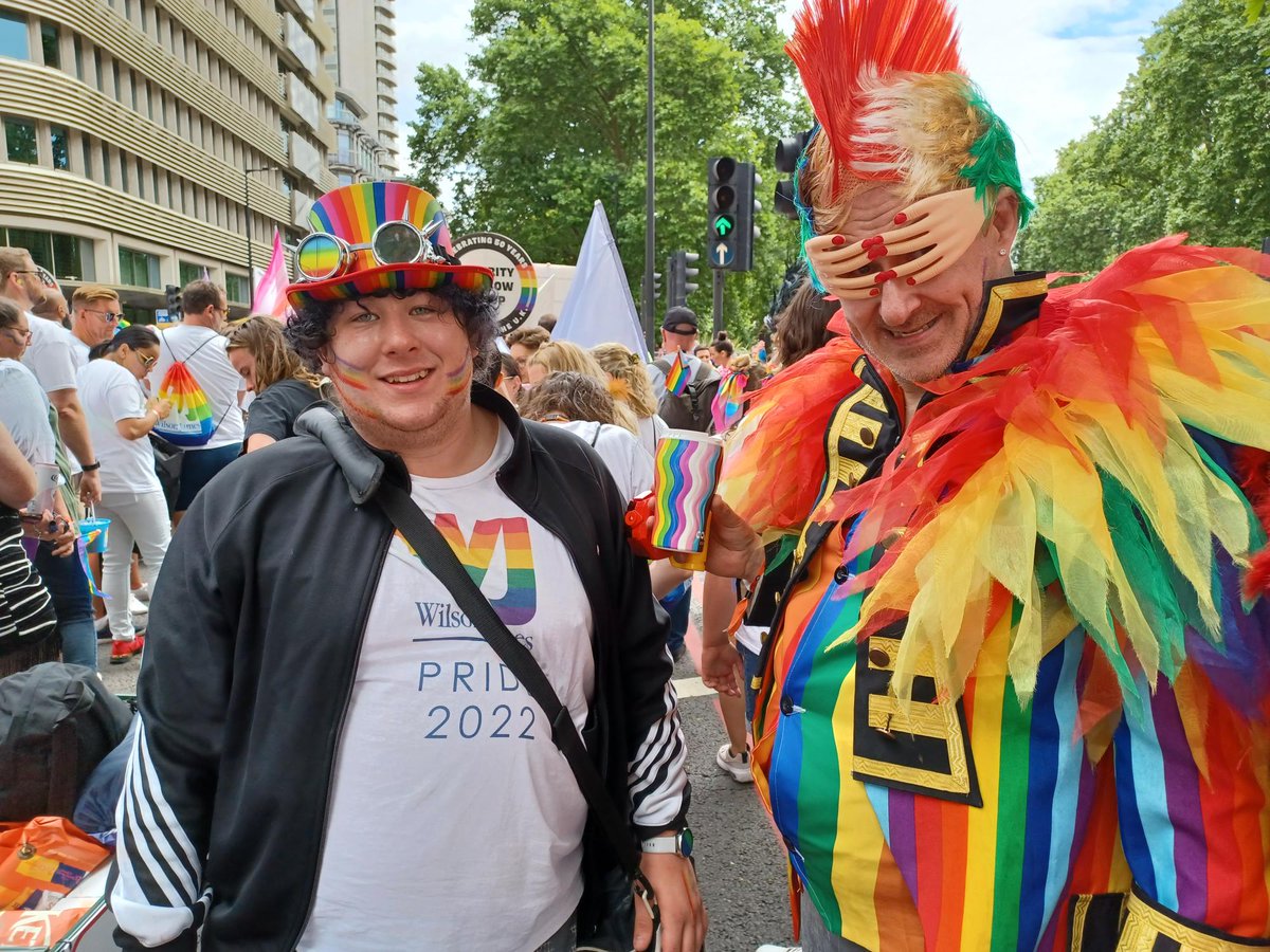 Choice_Support's tweet photo. Mark Ferry, Chief People Officer says: “The crowd were amazing. It was great to see so many people we support and colleagues supporting the LGBTQ+ community and having lots of fun.” #prideinlondon #pride #LGBTQ #allforpride #asafeplacetobeyou #LearningDisabilityPride #Born2BeMe https://t.co/z6wodeiM3z