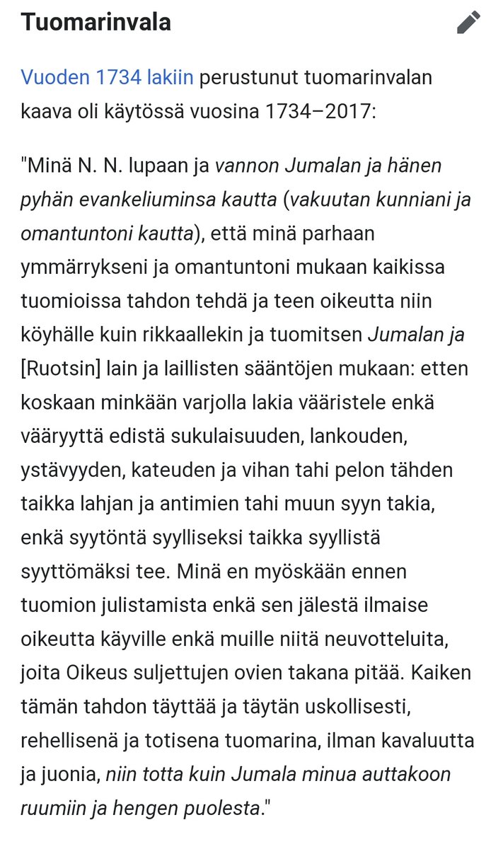 TiinaKeskimki's tweet photo. Sitten ovat nämä #valat. Osaatteko?
#tuomarinvalat https://t.co/geuAcrjAbl