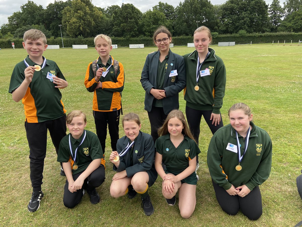 Some more pictures of our fantastic pupils at the Moving on Up festival! Yeah 9 sports leaders with our Year 7 team proudly displaying their medals!
