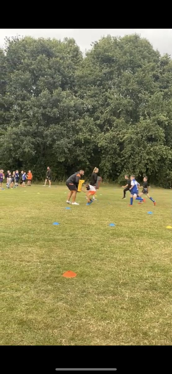 stacyj2008's tweet photo. Harrys been training with some of the castleford tigers players today. He loved it!! @CTRLFC #locklane https://t.co/tMkDrUEEoU