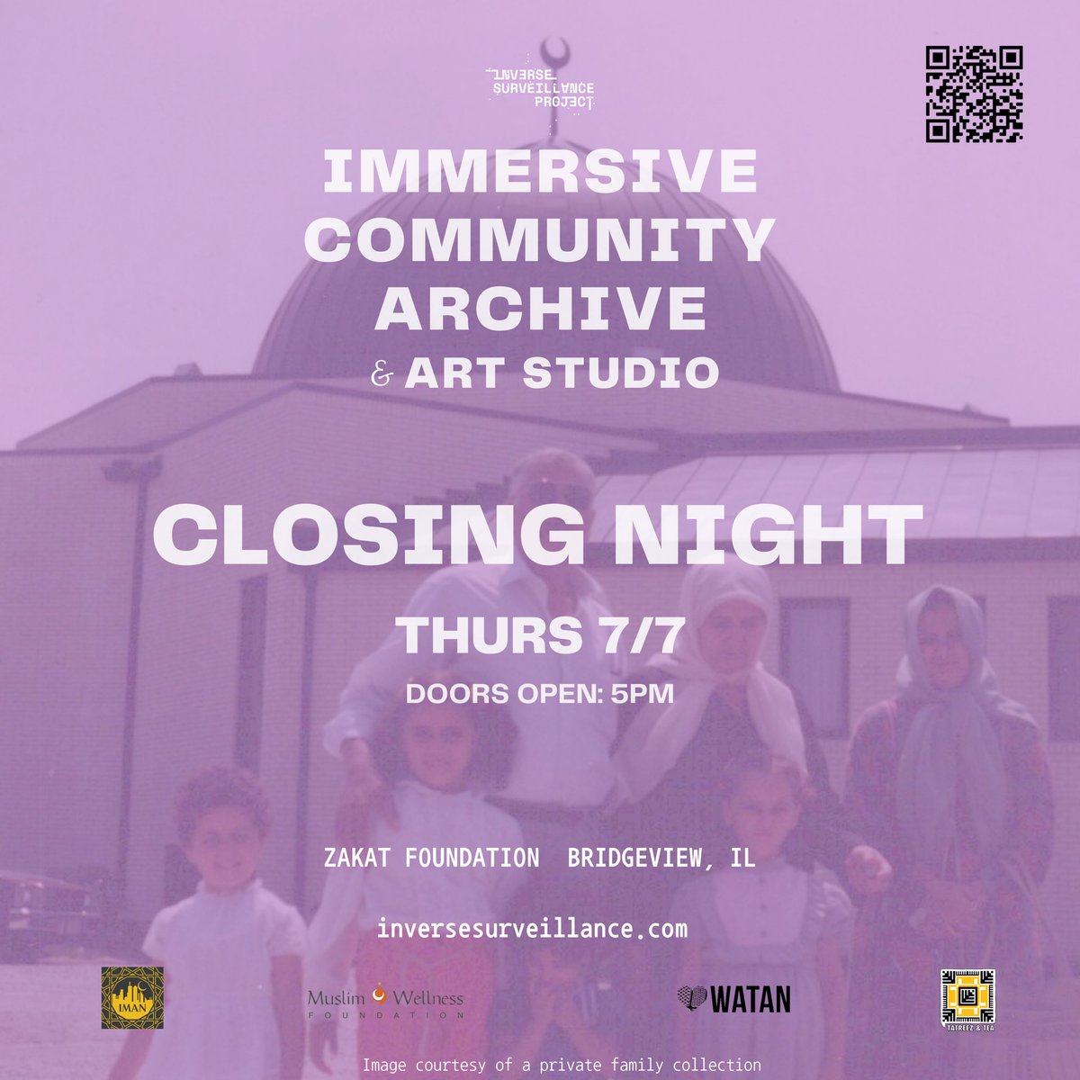 BeingWatchedDOC's tweet photo. If you haven’t checked out the exhibit, tomorrow is the perfect opportunity!

Bring yourself, bring the fam, bring your neighbors, and celebrate our closing reception with us!

RSVP: https://t.co/8egbGrcviF https://t.co/nrDiJDPjD9