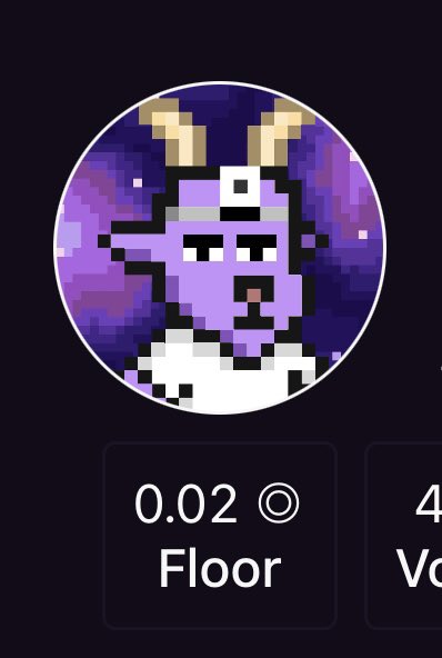 GoatBlocks's tweet photo. Mint is officially sold out 7.7.2 and we’re now listed on @MagicEden just remember the floor price. 🌕 https://t.co/elBroT4GSb