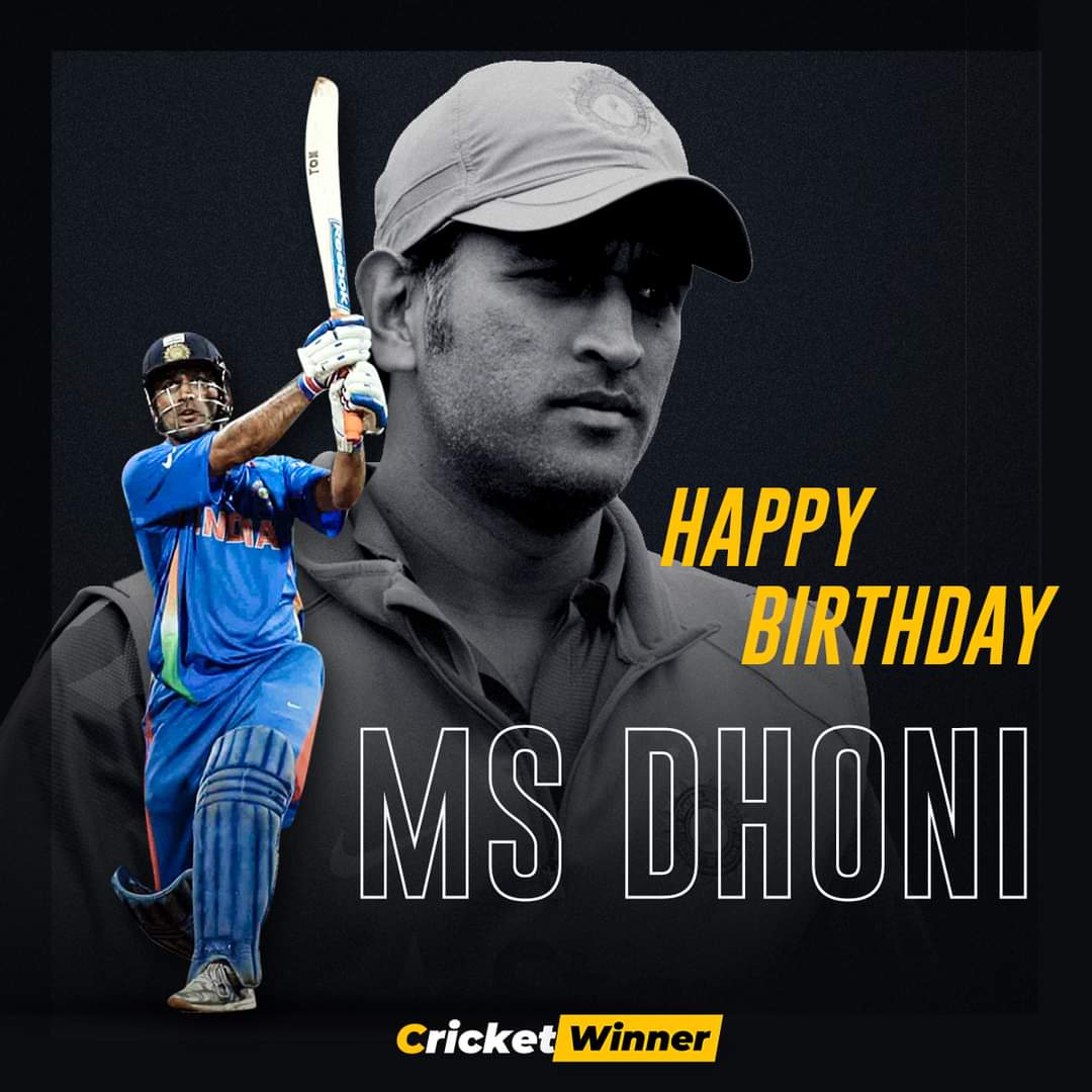 It\s Mahi Day!!

Here\s wishing the legend Mahendra Singh Dhoni a very Happy Birthday. 