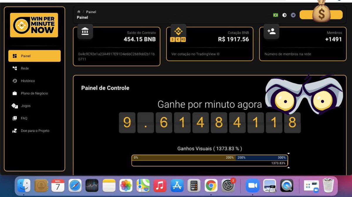 InvestorBiGCoin's tweet photo. ¿Ya estas Ganando BNB por Minuto? Mira esta Ganancia de 9.61 BNB (Valor actual del BNB en este momento es de $240. Esto en Ganancias es $2315 USD) Mas Info: 👉https://t.co/BBih0ZCJvb #bnbporminuto #winperminutenow #ganarporminutobnb https://t.co/FAVEHPE6SE