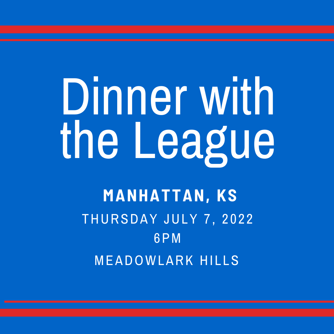 Tomorrow is our July Dinner with the League. Dinner reservations have closed but you can still attend learn about the impact of the upcoming election on Aug 2 and make connections with others who are working to Stop The Ban.
#voteno #WomensRights #KansasPolitics #AbortionRights
