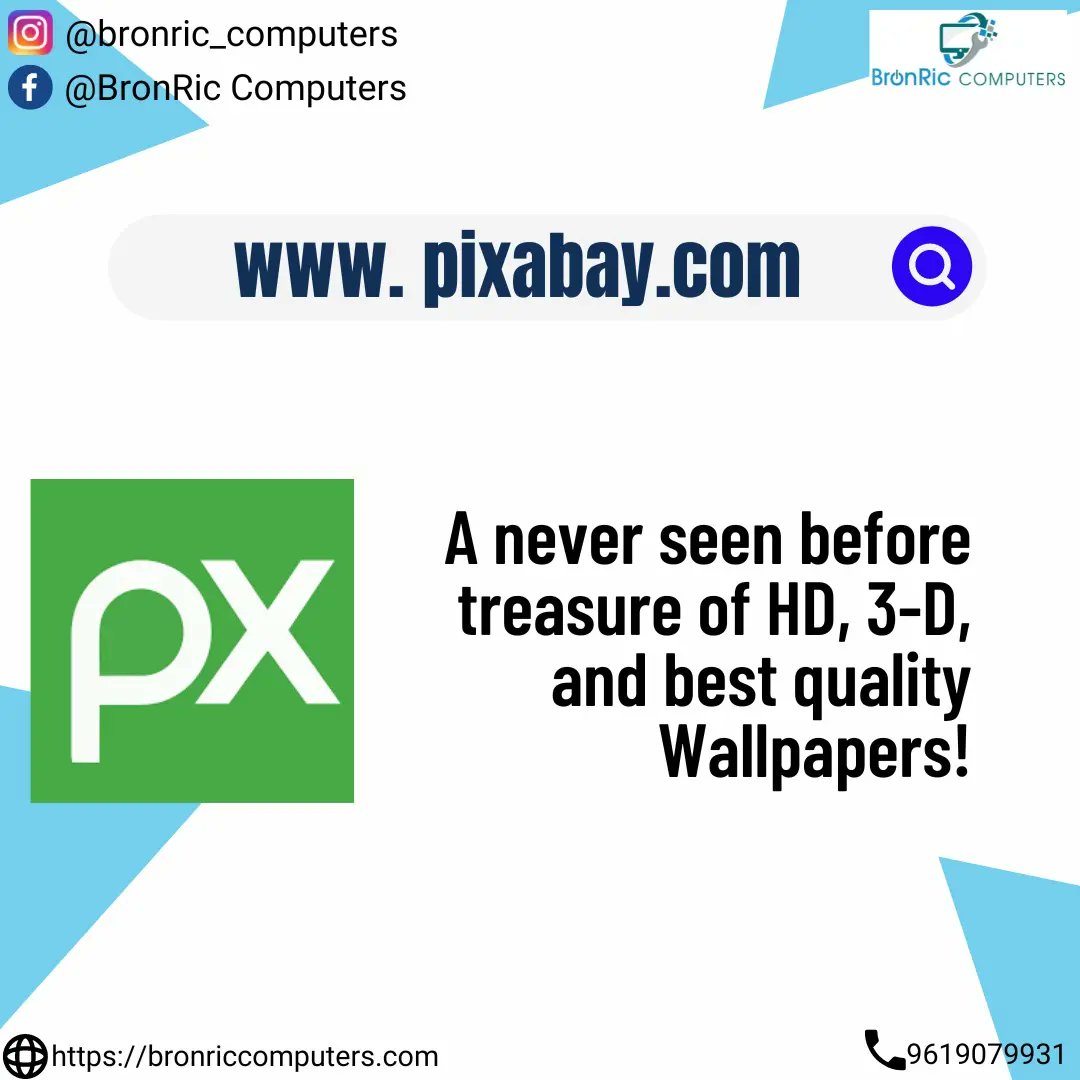 BronRicComputer's tweet photo. Presenting the Best sites for Best Wallpapers 💯

#wallpaper #bronriccomputers #pc #cool #3d #hd #quality #images #mobile #sites #freeimages #tech #services #speakers #display #images #wallpapers #personalise #new #latest #mumbai #juhu #warli #bombay #repair #resell #apple #hp https://t.co/gfKmt147m2