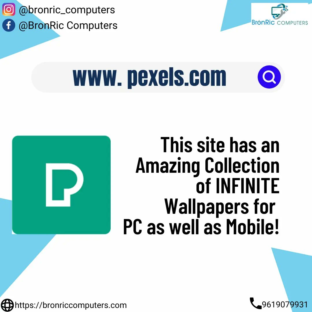 BronRicComputer's tweet photo. Presenting the Best sites for Best Wallpapers 💯

#wallpaper #bronriccomputers #pc #cool #3d #hd #quality #images #mobile #sites #freeimages #tech #services #speakers #display #images #wallpapers #personalise #new #latest #mumbai #juhu #warli #bombay #repair #resell #apple #hp https://t.co/gfKmt147m2