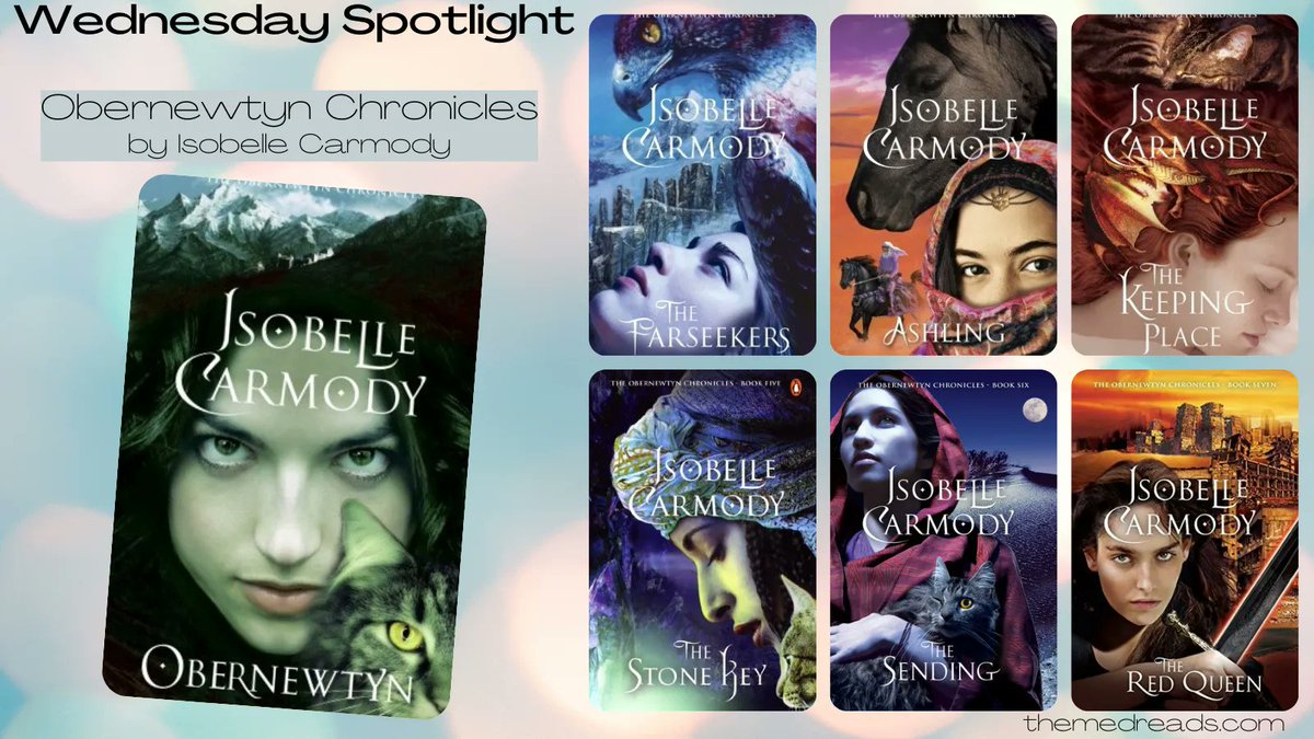 Themedreads's tweet photo. Wednesday Spotlight - Obernewtyn Chronicles by Isobelle Carmody

https://t.co/uzI3mPTWO3

#obernewtynchronicles #isobellecarmody #bookrecommendations #booklist #sciencefictionbookseries #dystopianfiction #favoriteseries #obernewtyn https://t.co/NlZoW0yZlg