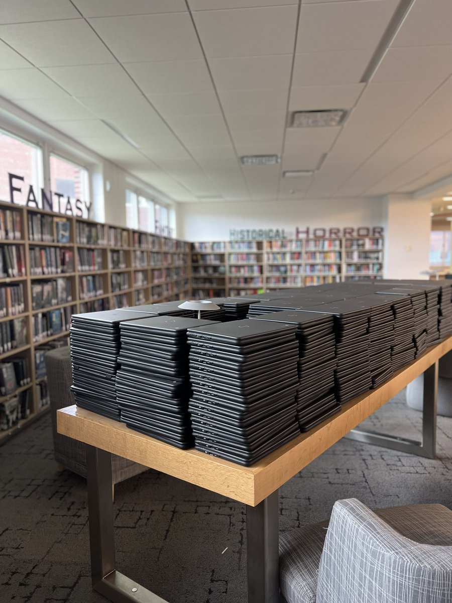 esheevers's tweet photo. Summer is always busy time in the Tech Dept here @BethlehemCSD New student Chromebooks have arrived! Thank you to our fabulous team for all of their hard work! https://t.co/ql7ljP8fem