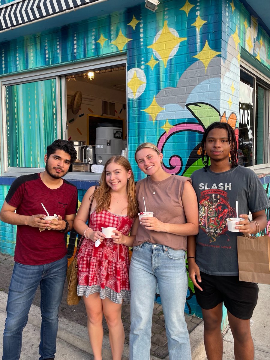 TheSHECP's tweet photo. SHECP alums, David Marchese and Mason Grist, treated our Austin interns to tacos and ice cream to welcome them to the area and their summer working with local community partners. #SHECPsummerinternship
#SHECPAustin https://t.co/7wcpf1pNqR