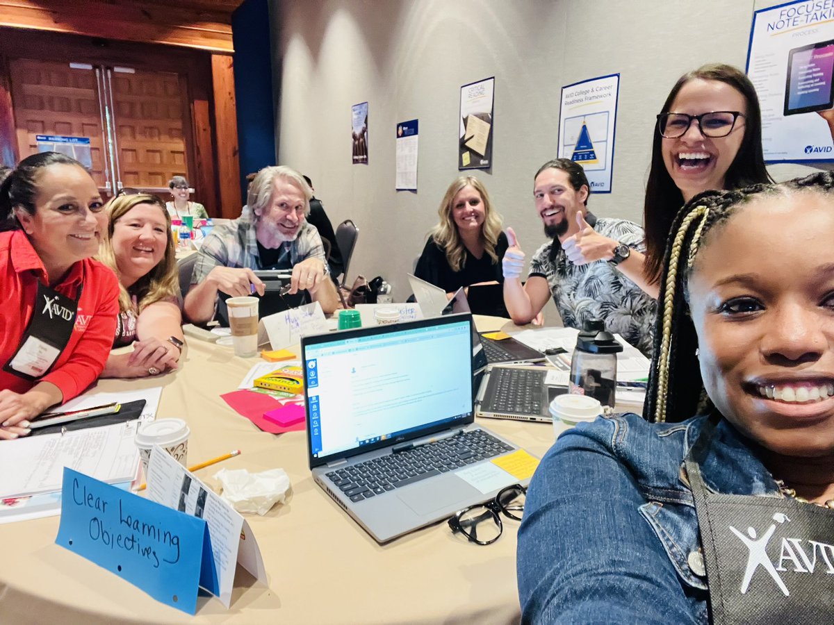 mdboone_edu's tweet photo. We had an amazing time in our Academic Language Building session this morning! Great learning &amp; wonderful synergy happened today at the @AVID4College Summer Institute!  #AVID4Possibility #AVIDFamily https://t.co/IrreOCpRIa