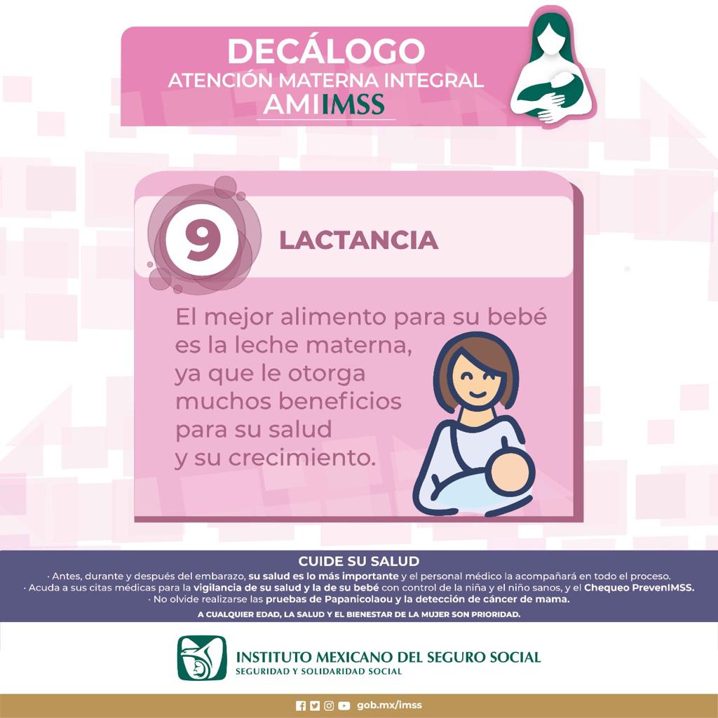 imssjalcontigo's tweet photo. El mejor alimento para tu bebé es la leche materna #AMIMSS https://t.co/GrBrOnff5M