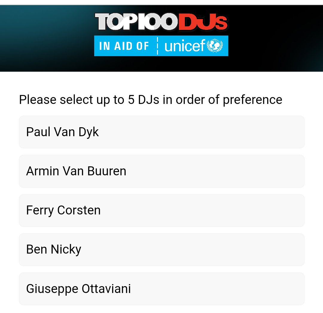 azzyman89's tweet photo. I so can't wait for this year's #DJMagTop100 I have a feeling Trance could be on top! 🥳🥳
1. @PAULVANDYK 
2. @arminvanbuuren 
3. @FerryCorsten 
4. @bennicky 
5. @GOttaviani https://t.co/30laA7TpYp
