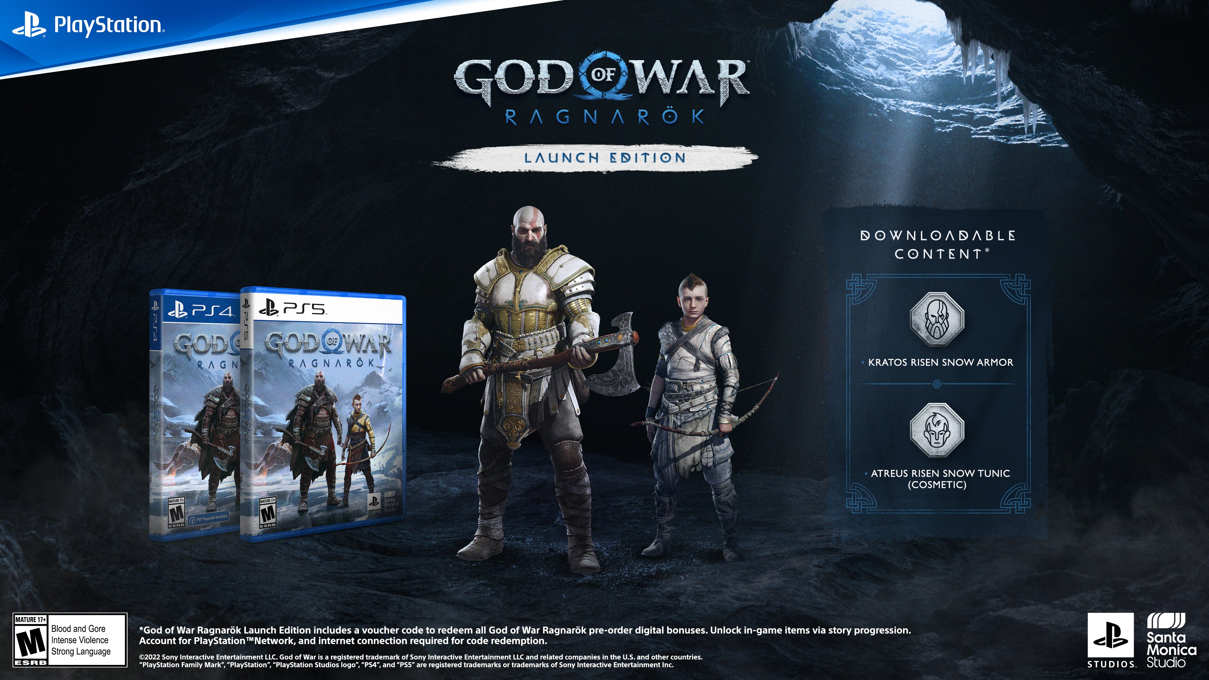 God of War Ragnarök para PS4 Santa Mônica Studio - Jogos de Ação