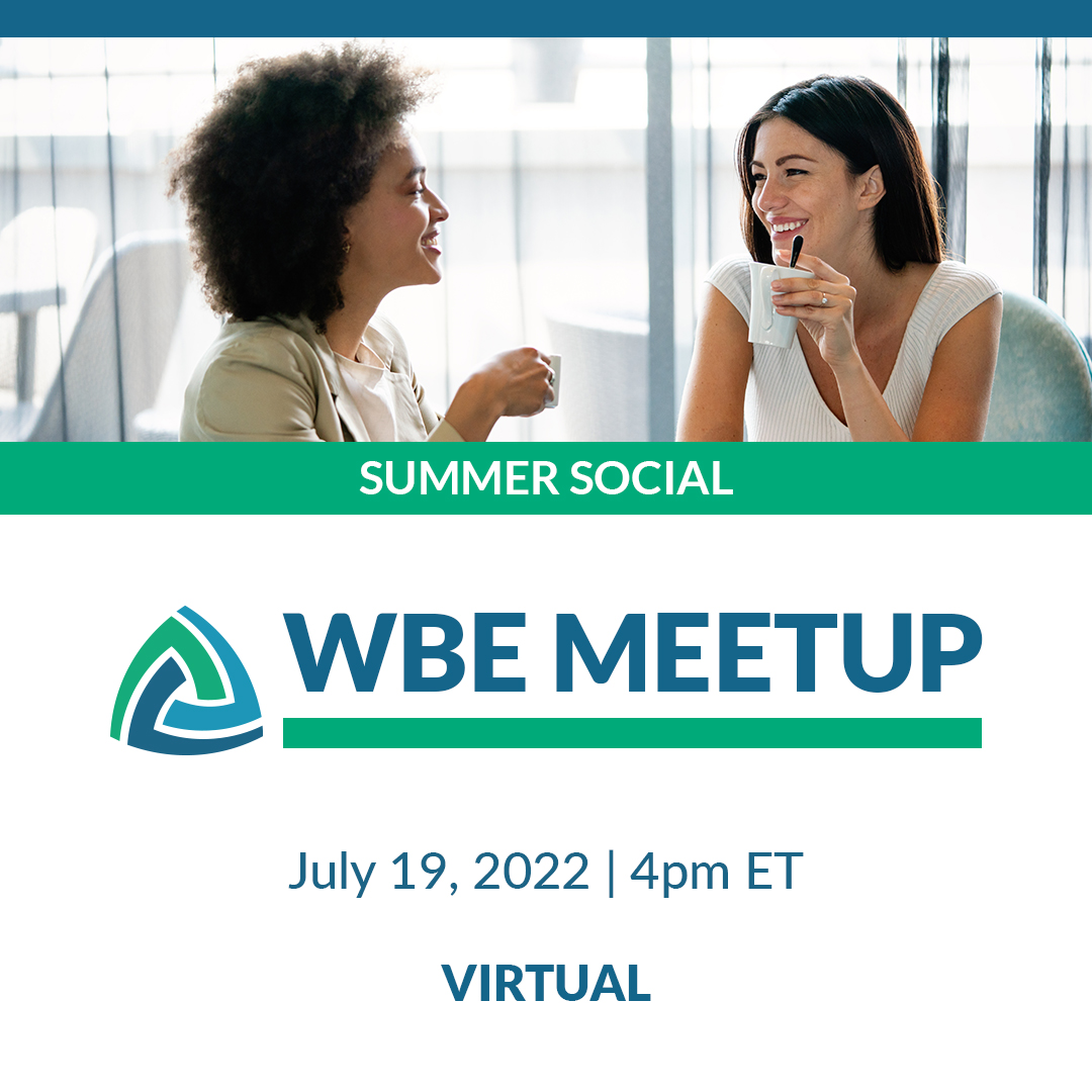 WBECanada's tweet photo. Hey WBEs! Get out your lounge chairs & favourite beverage, & get to know your peers at the next WBE Meetup: Summer Social on July 19 at 4pm! Join for a fun & casual conversation, & breakout sessions for intimate conversations.
Register now!
https://t.co/tucIoLfMsE
#WBEcommunity https://t.co/fyn3TY6pLE