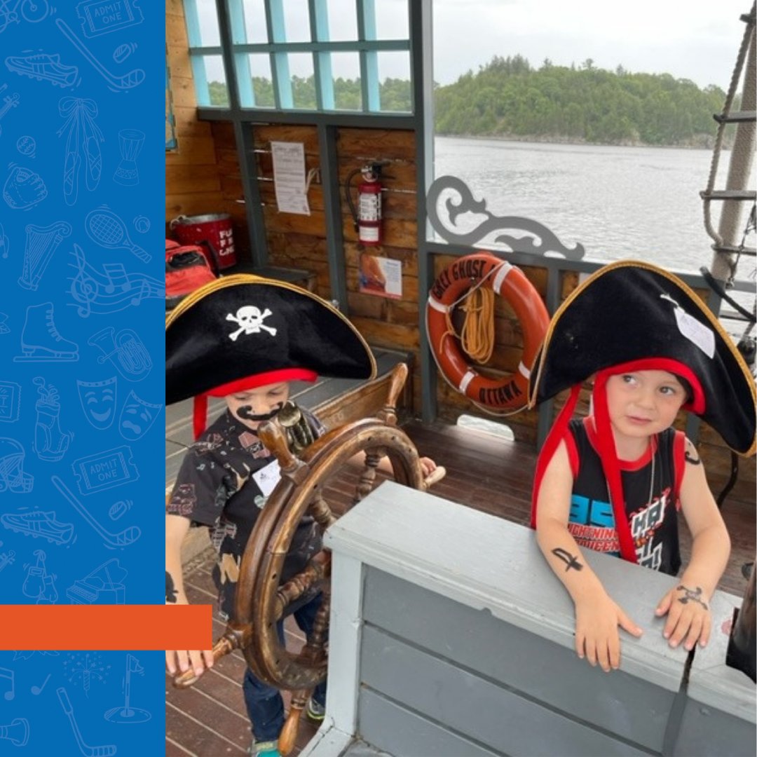 Ahoy! We're back with one of our favourite summer activities: Pirate Life adventures! Children in our program will be setting sail all summer thanks to our friends at Pirate Life!

#MoreThanATicket #PirateLife