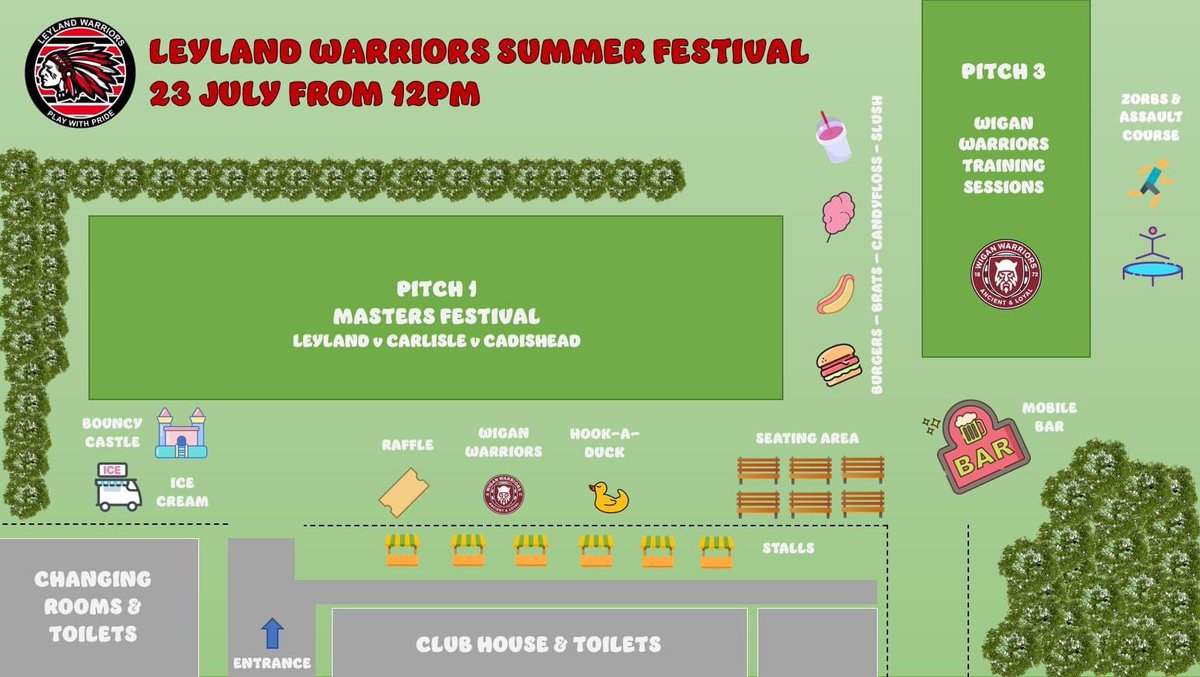 LWRC1993's tweet photo. Only a couple of weeks until our summer festival 

Bring your friends, and family and let's make the day a success! 

Free Entry to all! @NorthWestRL @RLLancsDev @TheRFL @southribblebc https://t.co/IErC91rqD0